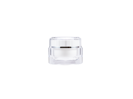 Acrylic Round Cream Jar 30ml - D-30-C Crystal Reflection